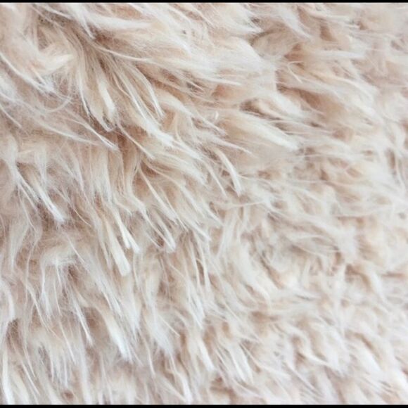 Blush Pink Sherpa Lined Cozy Teddy Jacket S M L - Picture 3 of 6